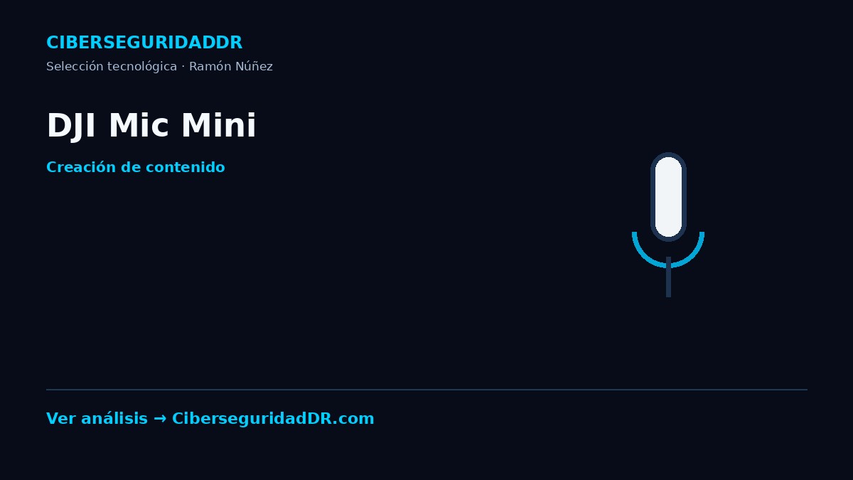 Publicidad horizontal de DJI Mic Mini