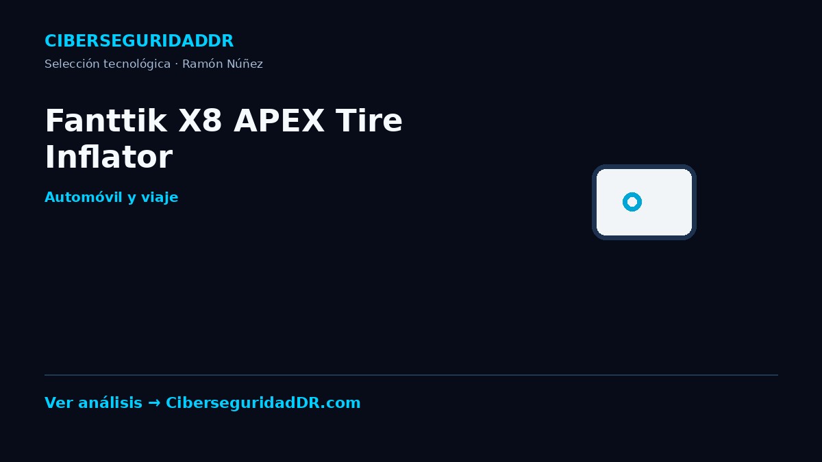 Publicidad horizontal de Fanttik X8 APEX Tire Inflator