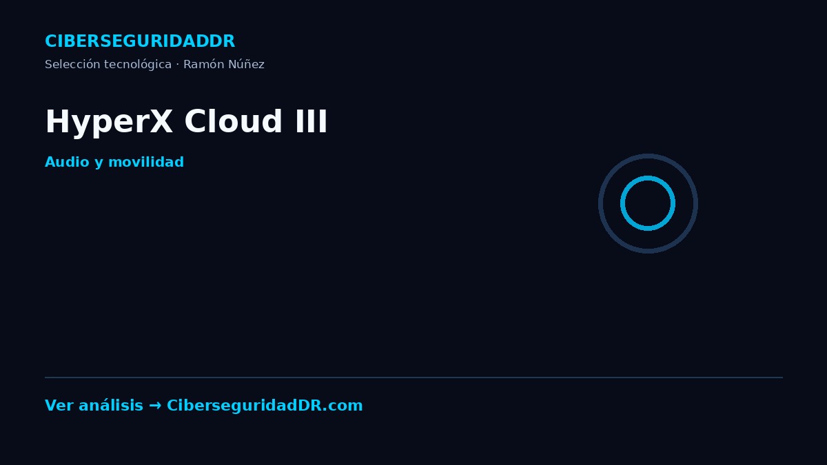 Publicidad horizontal de HyperX Cloud III