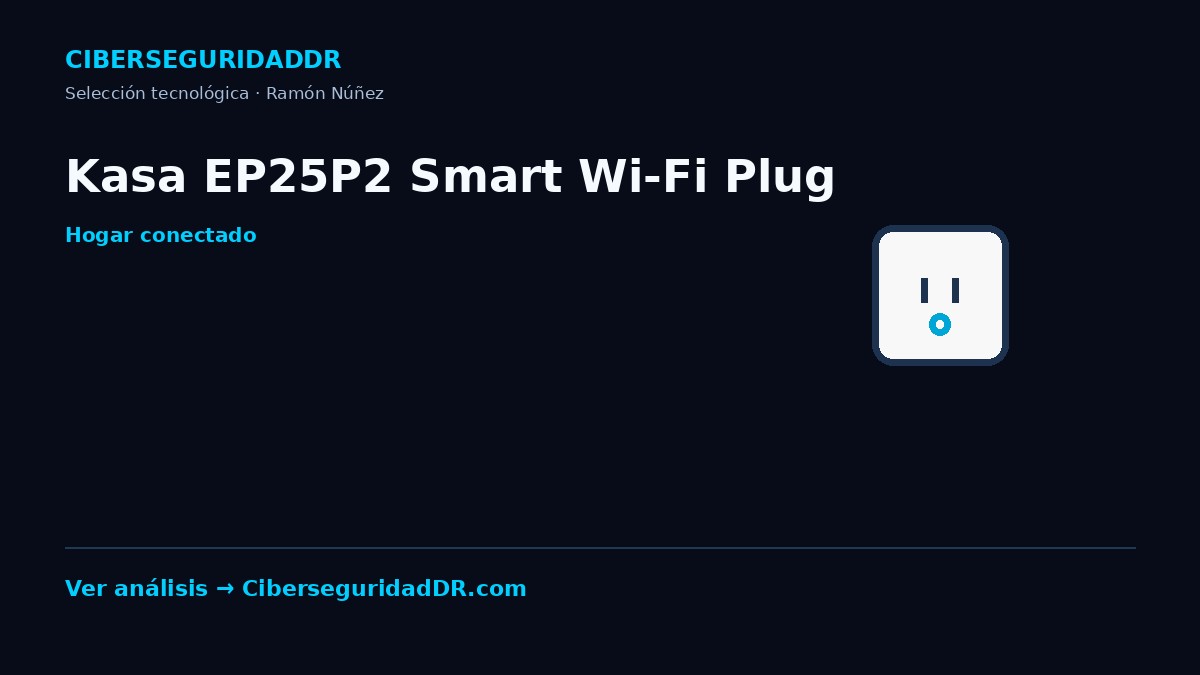 Publicidad horizontal de Kasa EP25P2 Smart Wi‑Fi Plug