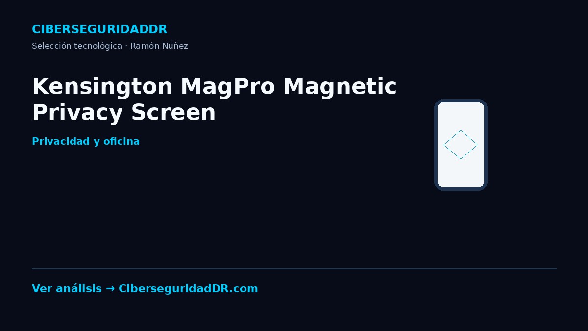 Publicidad horizontal de Kensington MagPro Magnetic Privacy Screen