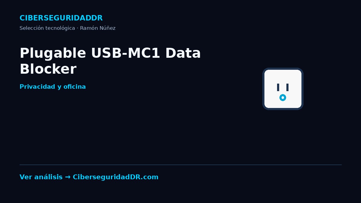 Publicidad horizontal de Plugable USB‑MC1 Data Blocker