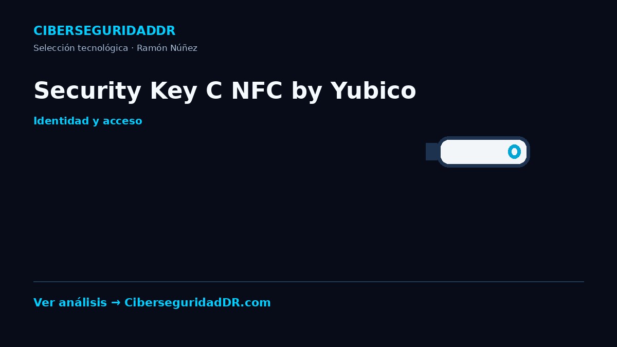 Publicidad horizontal de Security Key C NFC by Yubico