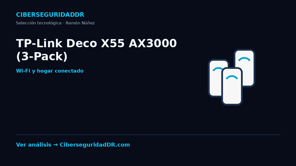 Publicidad horizontal de TP-Link Deco X55 AX3000 (3-Pack)