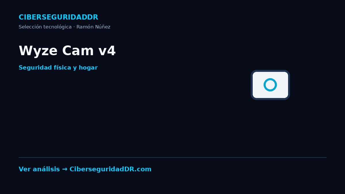 Publicidad horizontal de Wyze Cam v4
