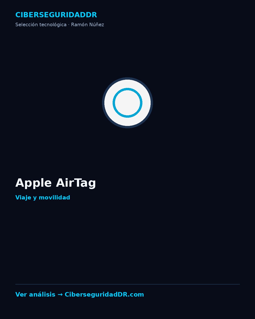 Publicidad vertical de Apple AirTag