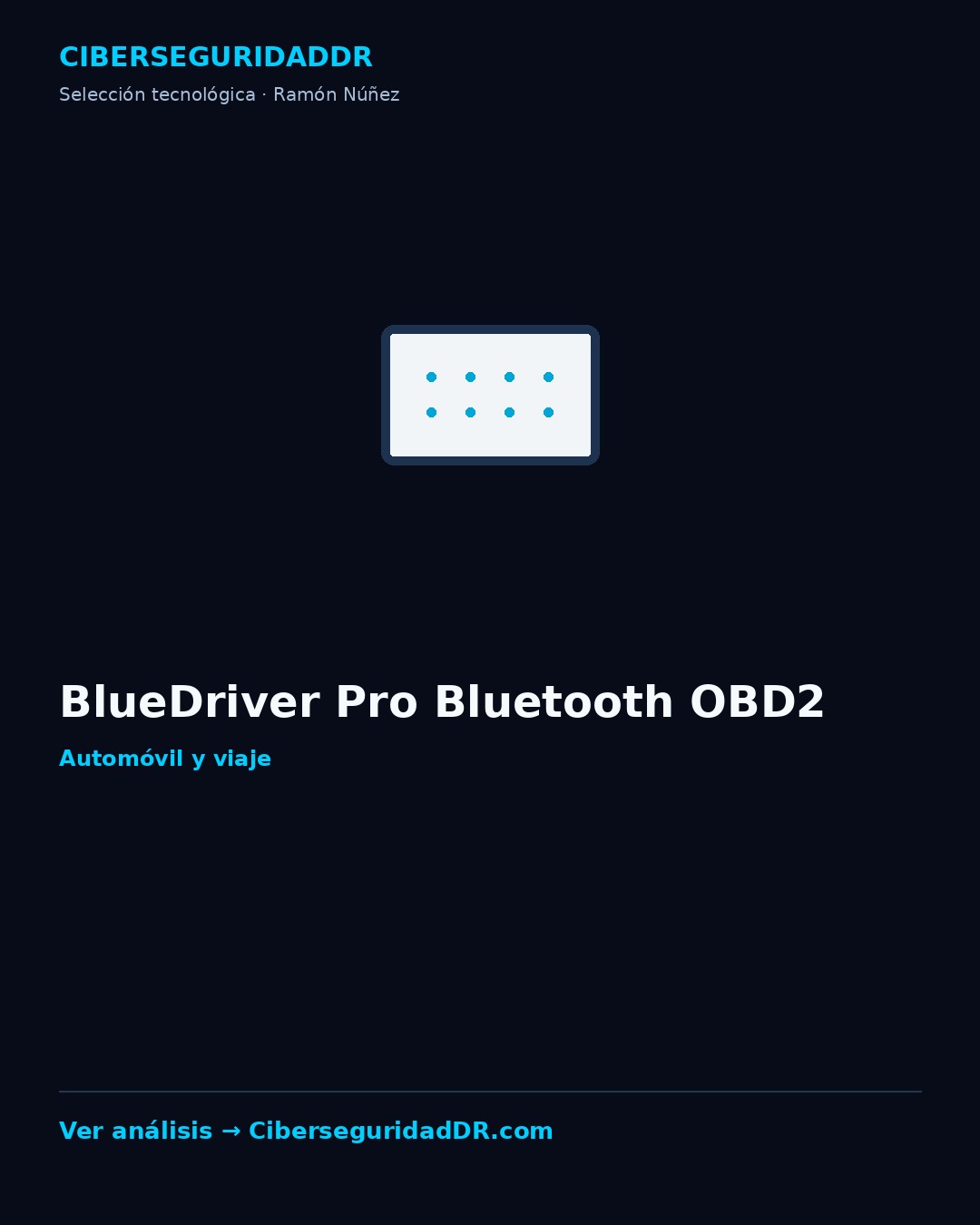Publicidad vertical de BlueDriver Pro Bluetooth OBD2
