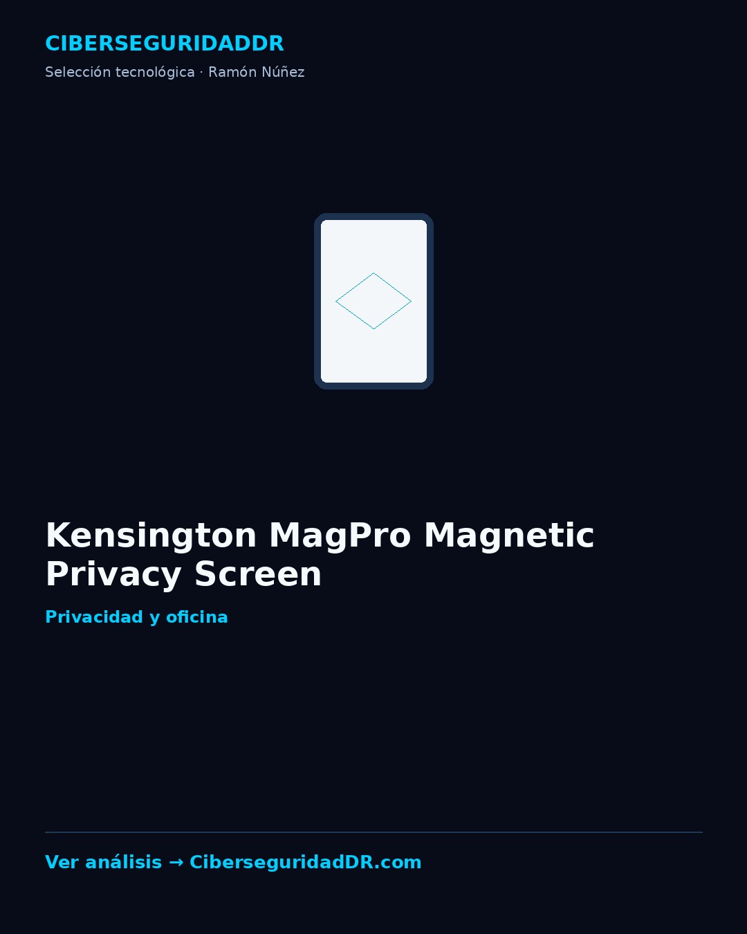 Publicidad vertical de Kensington MagPro Magnetic Privacy Screen