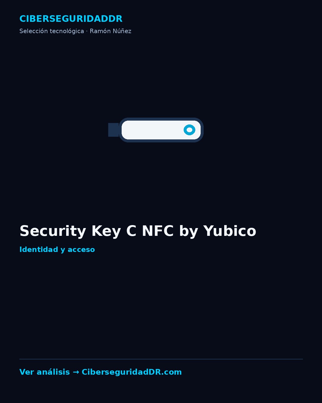 Publicidad vertical de Security Key C NFC by Yubico
