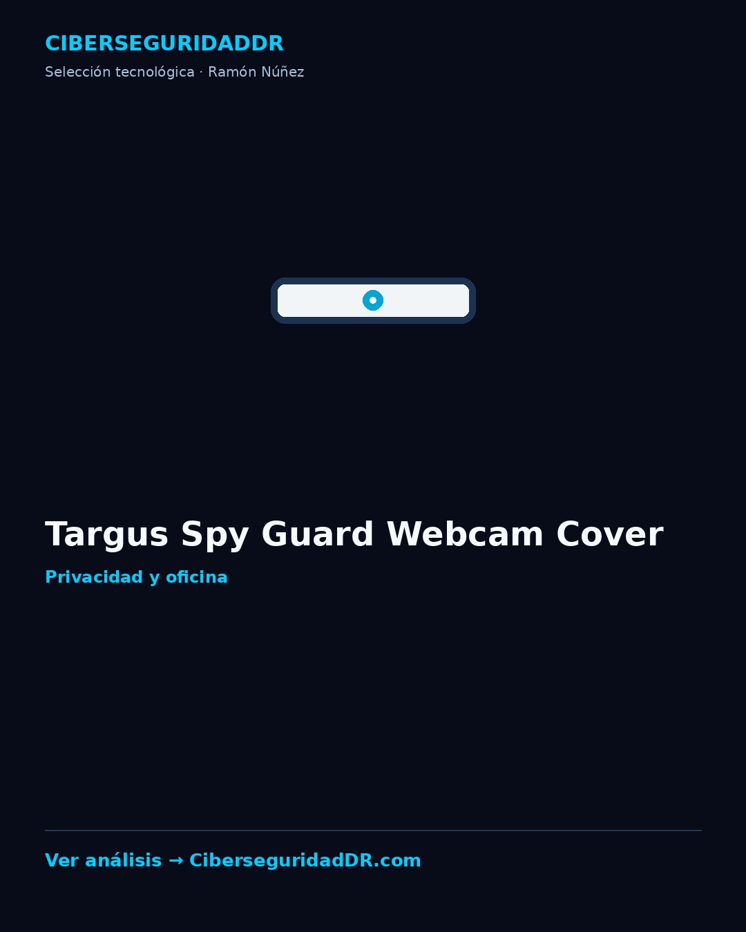 Publicidad vertical de Targus Spy Guard Webcam Cover