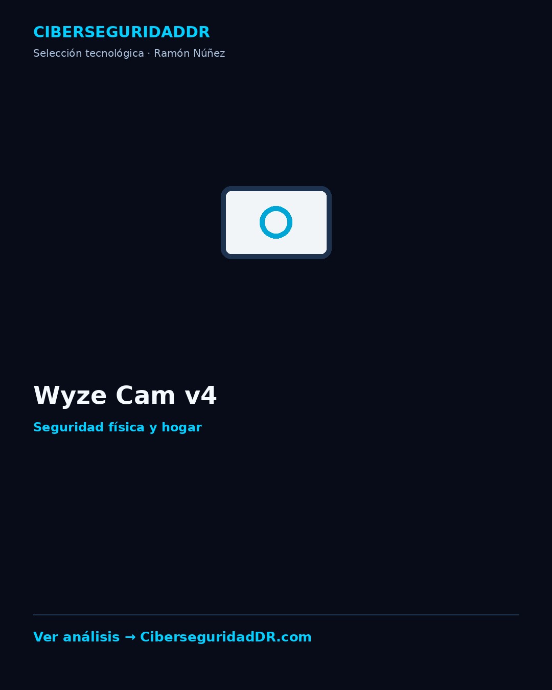 Publicidad vertical de Wyze Cam v4